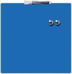 Nobo Tabla NOBO patrata, plastic, 36x36 cm, magnetica, include marker si magneti, albastru (NB-1903873) - vexio