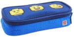 LEGO® Penar Penar rectangular neechipat, cu fermoar, LEGO V-Line - design Faces Blue (LG-10052-2006) Penar