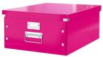 Leitz Cutie depozitare LEITZ WOW Click & Store, carton laminat, mare, roz (L-60450023)