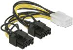 Estillo PCI Express power cable 6pin female to 2x8pin male (EST-CABL-POWER-6-8)