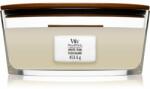 WoodWick White Teak ароматна свещ с дървен фитил (hearthwick) 453.6 гр