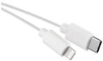 EMOS Töltő- és adatkábel USB-C 2.0 / Lightning MFi, 1 m, fehér (SM7015W) - lumenet