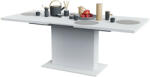 Leziter Yorki Elegant Premium kihúzható étkezőasztal 160/200x90 cm fehér (LYETKLEX160F) - homelux