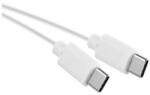 EMOS Töltő- és adatkábel USB-C 2.0 / USB-C 2.0, 1 m, fehér (SM7027W) - lumenet