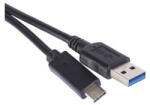 EMOS Töltő- és adatkábel USB-A 3.0 / USB-C 3.1, 1 m, fekete (SM7021BL) - lumenet