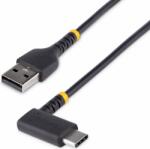 StarTech R2ACR-30C-USB-CABLE USB-A apa - USB-C apa 2.0 A adat és töltő kábel - Fekete (30cm) (R2ACR-30C-USB-CABLE)