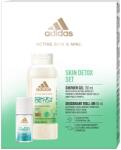 Adidas Pro Line Skin Detox tusfürdő 250 ml+ Pure Fresh Roll-On 50 ml, női