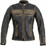  Női motoros kabát W-TEC Kusniqua vintage barna L (19244-L)