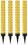 Godan Artificii tort - auriu-negru, 12 cm - 4 buc (KH FTZ4)