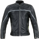  Bőr motoros kabát W-TEC Mathal fekete 5XL (19209-5XL)