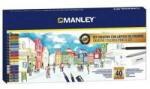 Manley Set pentru desen Manley 40 Piese Multicolor