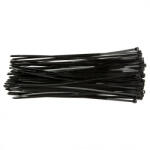 Topex kábelkötegelő 4, 8mmx300mm, fekete, 75db (44E980)