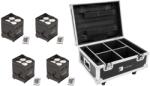 EUROLITE Set 4x AKKU UP-4 QCL Spot QucikDMX + Case with charging function (20000180)