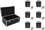 EUROLITE Set 6x AKKU TL-3 TCL Trusslight QuickDMX + Case TDV-1 (20000625)
