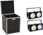 EUROLITE Set 2x Audience Blinder 2x100W LED COB CW/WW + Case (20000903) - mangosound