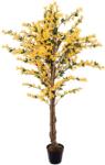 EUROPALMS Forsythia fa 3 törzzsel mesterséges növény sárga 150cm (82507102)