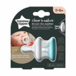 Tommee Tippee CTN anyamell formájú nyugtatócumi 0-6 hó 2 db (fehér-zöld)