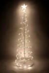 Mirpol Kültéri LED spirál karácsonyfa melegfehér 150 cm (5905610251147) - leziteronline