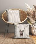 Cotton Club® Fata de perna decorativa Craciun din bumbac, 45x45cm, Nick