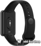  Okosóra szíj - szilikon - FEKETE - 117mm + 102mm hosszú - Xiaomi Redmi Smart Band Pro