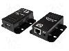 LogiLink Cablu RJ45 soclu x2, USB A soclu, USB B soclu, USB 1.1, USB 2.0, lungime Lungime cablu, negru, LOGILINK - UA0267