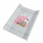  Babastar merev pelenkázó lap 50*70 cm - It's a girl ! maci babakocsi szürke