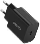  Hálózati töltő Choetech USB-C, 20W (fekete)