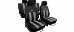 Daewoo Matiz Univerzális Üléshuzat GT prémium Alcantara és Eco bőr kombináció világosszürke fekete színben (2483800)