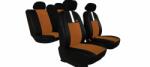 Skoda Fabia (I, II) Univerzális Üléshuzat GT8 prémium Alcantara és Eco bőr kombináció barna fekete színben (3855757)