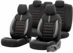 Seat ibiza OTOM univerzális üléshuzat szett LIMITED 101 FEKETE/PIROS 3-ZIP PRÉMIUM (7735932)