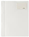 DURABLE Gyorsfűző PVC Durable A/4 azonos előlappal extra széles fehér (250002) - papir-bolt