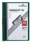 DURABLE Clip-mappa Durable Duraclip A/4 60 lapig sötétzöld (220932) - papir-bolt