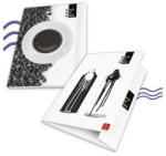 Pigna Gumis mappa karton Pigna Black and White A/4 (02311793L) - papir-bolt