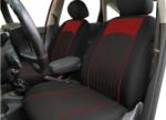  NISSAN Qashqai (I) Univerzális Üléshuzat Quilted kárpit bordó színben (8507647)