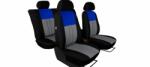 Seat Cordoba (I, II, III) Univerzális Üléshuzat Tuning Due velúr szövet és kárpit kombináció szürke éa kék színben (2618497)