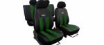  NISSAN Navara (II) Univerzális Üléshuzat GT prémium Alcantara és Eco bőr kombináció zöld fekete színben (8937910)