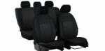 Daewoo Leganza Univerzális Üléshuzat Royal Eco bőr és textil kombináció fekete színben EX4 (4118846)