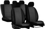 Seat Leon (I) Univerzális Üléshuzat Forced Eco bőr szürke színben vízszintes varrással (5996695)