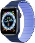 DuxDucis Curea silicon DuxDucis Magnetic LD compatibila cu Apple Watch 4/5/6/7/8/SE/Ultra 42/44/45/49mm Albastru (6934913027929)