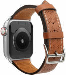  Curea piele Leather Strap compatibila cu Apple Watch 4/5/6/7/8/SE/Ultra 42/44/45/49mm Maro (9145576276280)
