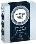 MISTER SIZE Prezervative din latex, mărimea 64, 3 buc - Mister Size Extra Fine Condoms 3 buc