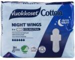 Vuokkoset Absorbante de noapte, 9 bucăți - Vuokkoset Cotton Night Wings 9 buc