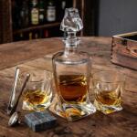 Mikamax Sticlă de Whisky încâlcită cu Pahare Pahar
