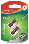 Keyroad Hegyező 1 lyukú fém 2 db/bliszter Keyroad Metal (38385)