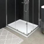 vidaXL Cădiță de duș cu puncte, alb, 80x100x4 cm, ABS (148897) - comfy
