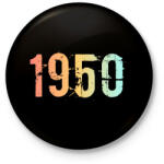 printfashion 1950 - Kitűző, hűtőmágnes - Fekete (11814902)