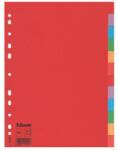 Esselte Separator din carton Esselte A4 1-12 diviziuni color (ESS100202)