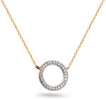 Heratis Forever Arany nyaklánc gyémántgyűrűvel karma 0.070 ct IZBR329