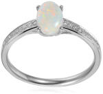 Heratis Forever Fehérarany briliáns gyűrű természetes opállal 0, 090 ct IZBR794A
