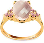 Heratis Forever Arany gyűrű világos rózsaszín cirkóniákkal IZ26779RP